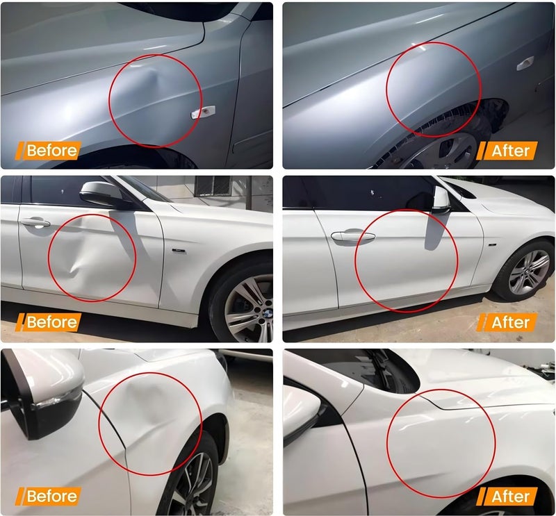 ZOOMKEY Dent Repair Kit, Car Dent Removal Tools,Dent Puller Kit with Dent Lifter, Bridge Puller, Slide Hammer T-Bar for Car Body Dents - Image 2
